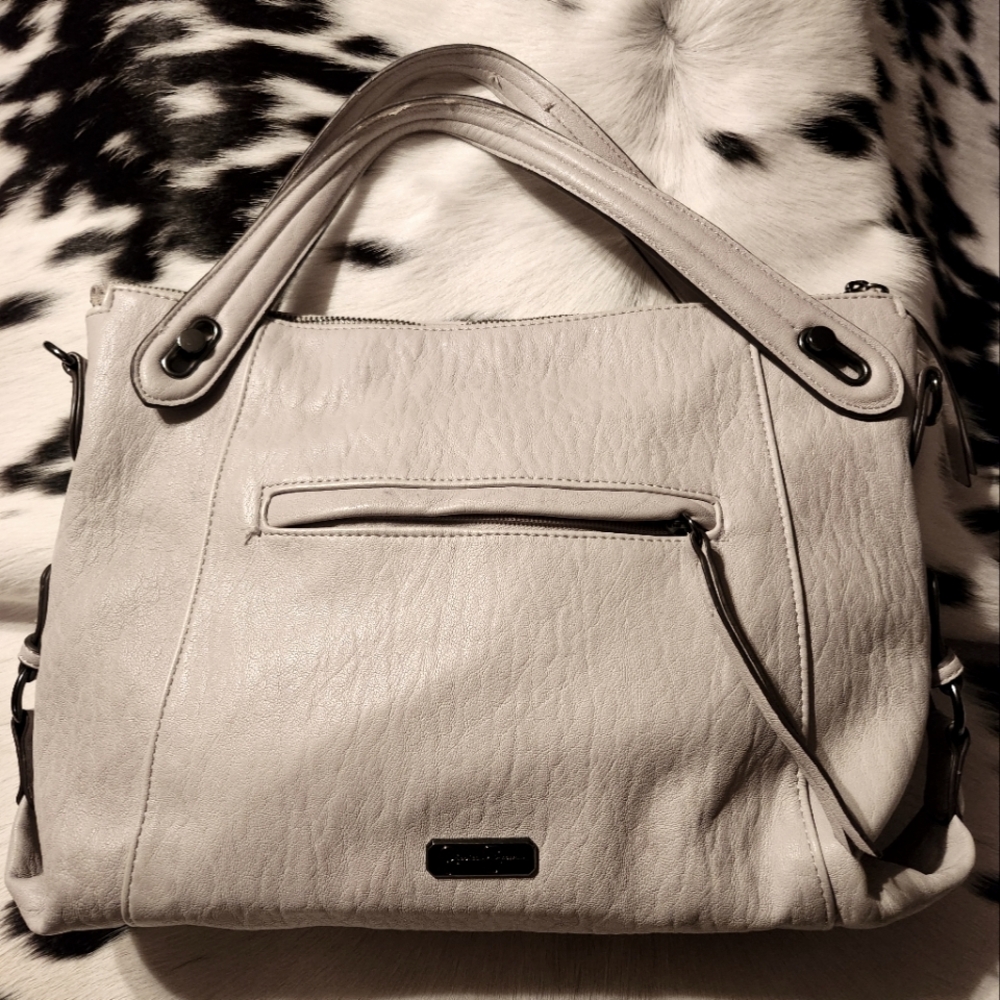 JESSICA SIMPSON SHOULDER BAG GRAY
